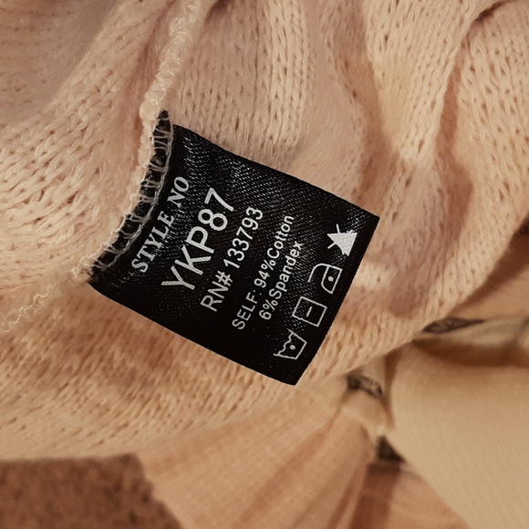 POL Patchwork Pink and Cream Stretchy Joggers (S) - Picture 6 of 6